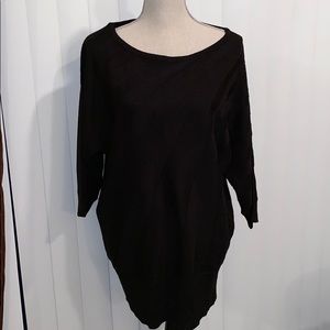 New York & Company Black Sweater Top